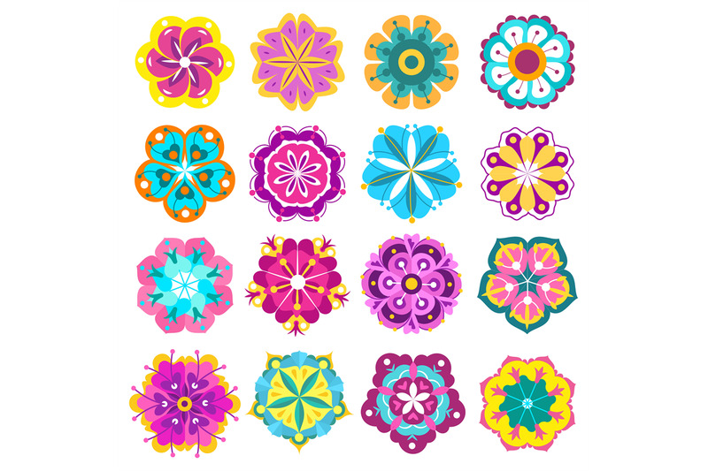 spring-flowers-icons-retro-flowers-clip-art-cute-colorful-floral-sti