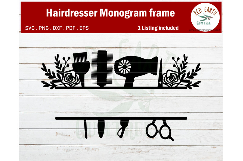 floral-hairstylist-monogram-frame-bundle-svg-hair-dresser-monogram-svg