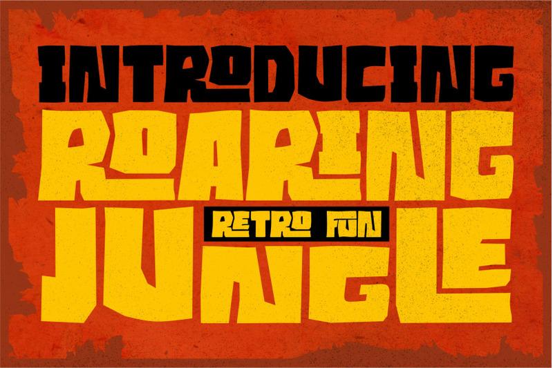 roaring-jungle-retro-font