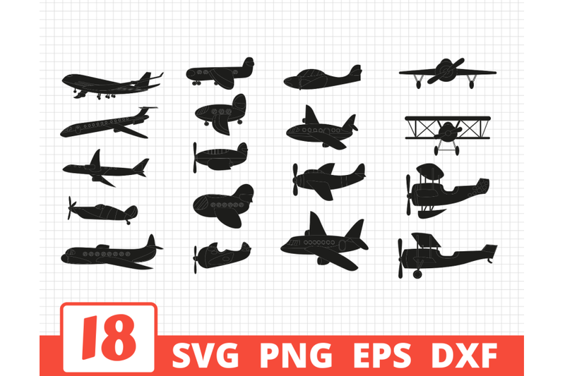 airplanes-silhouette-svg-bundle-plane-cricut-plane-clipart