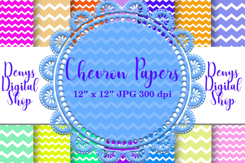chevron-digital-paper-zigzag-digital-paper-basic