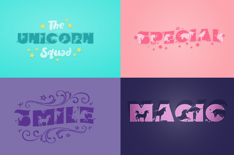 unicorn-smiles-layered-font-plus-bonus-files