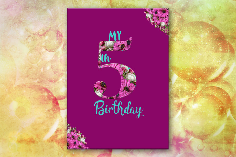 5th-birthday-card-number-five-birthday-birthday
