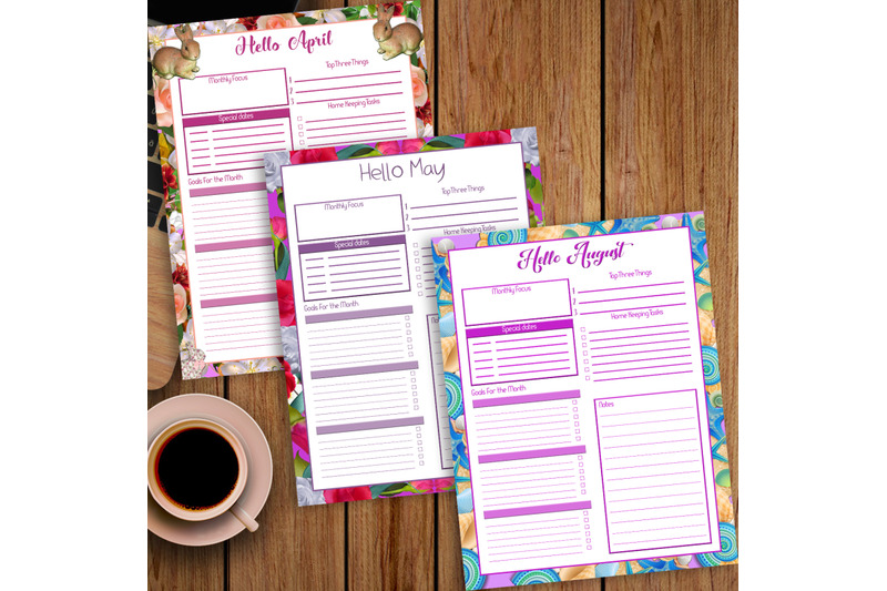 monthly-planners-digital-planners-printable