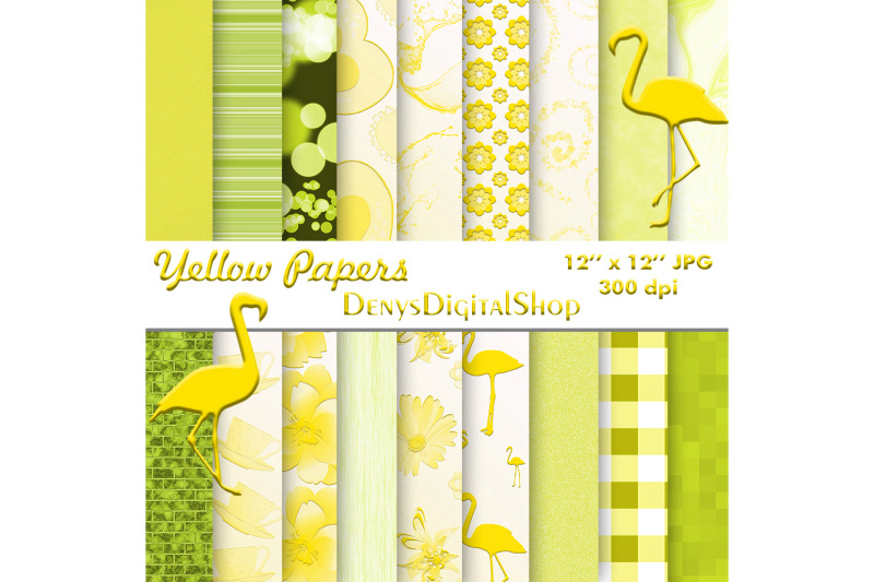 yellow-paper-yellow-digital-paper-yellow-digital