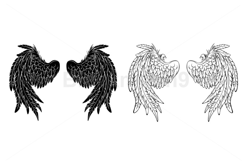 silhouette-wings