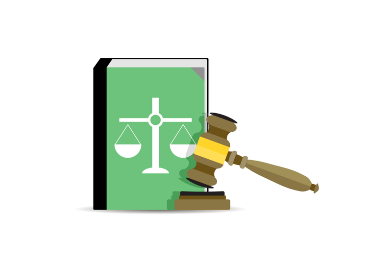 court-and-law-vector