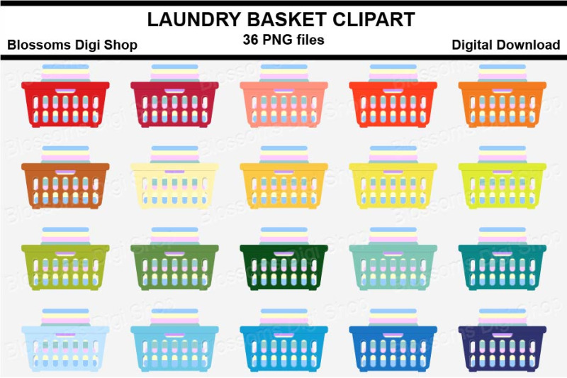 laundry-basket-sticker-clipart-36-files-multi-colours