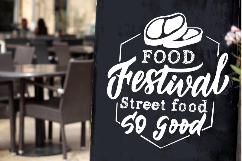 street-food-festival-set-of-logos