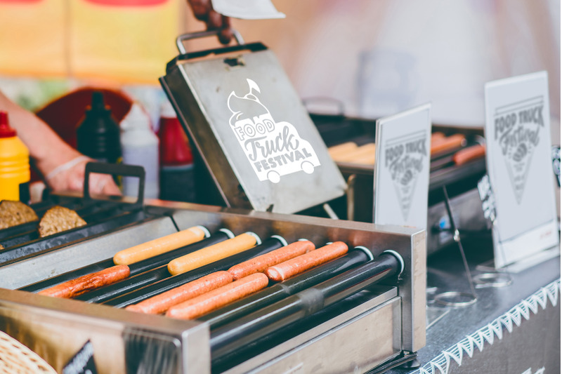 street-food-festival-set-of-logos