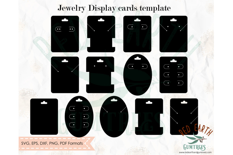 Jewelry Display Card Template
