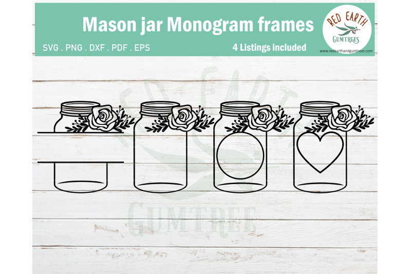 mason-jar-with-flowers-bundle-mason-jar-monogram-frame-svg-png-dxf