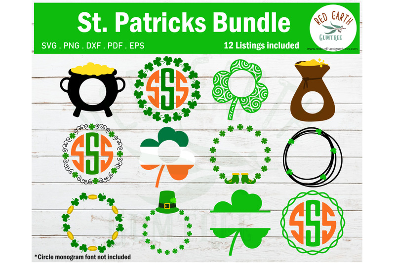 st-patricks-day-monogram-frames-bundle-svg-leprechaun-shamrock-celtic