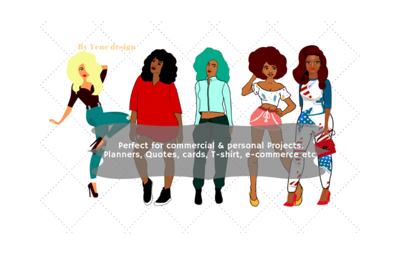 african-american-clipart-afro-women