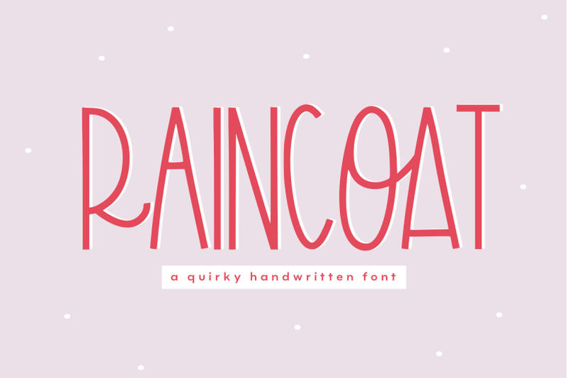 raincoat-quirky-handwritten-font