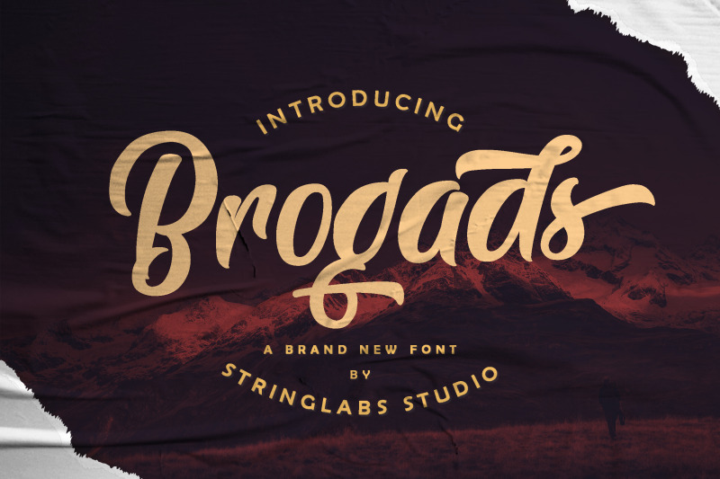 brogads-bold-script-retro-font