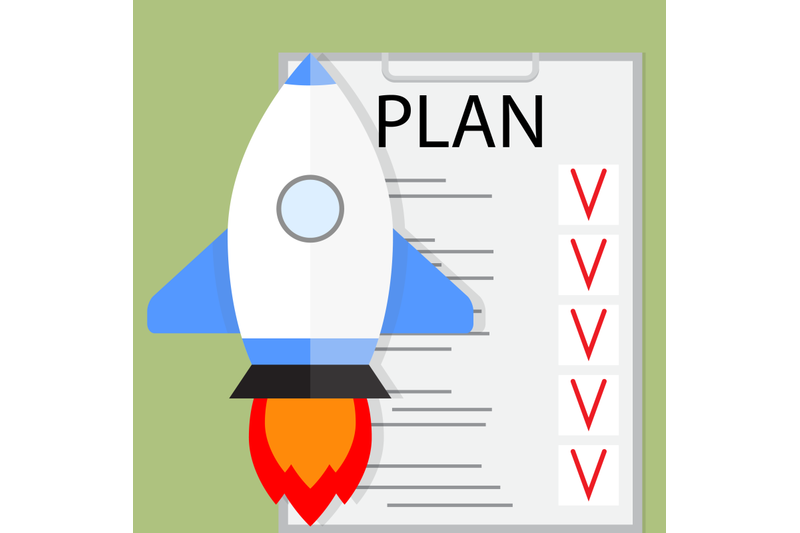 planning-startup-vector