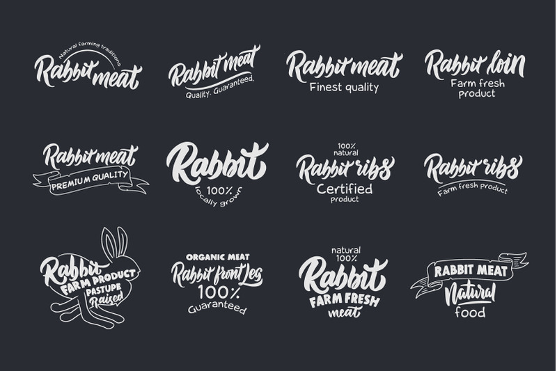 set-of-vintage-rabbit-meat-emblems