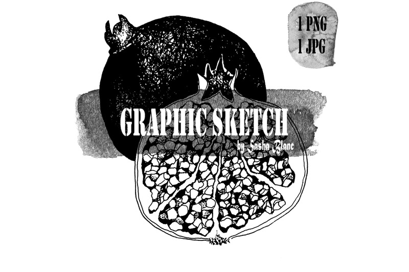graphic-sketch-pomegranate