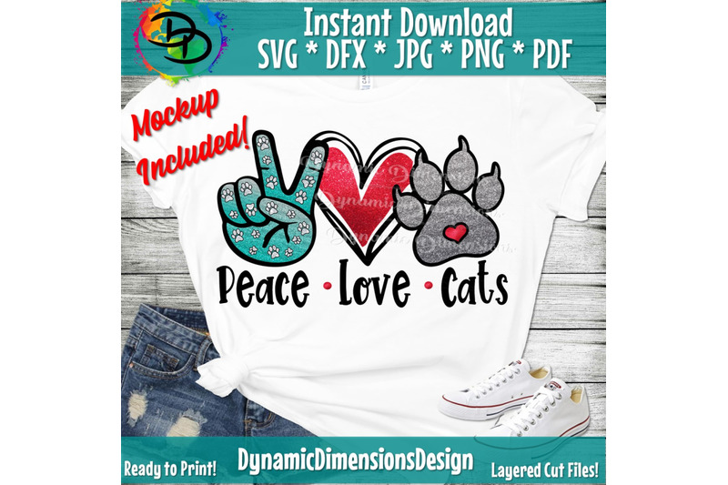 peace-love-cats-cat-svg-cat-clipart-shapes-cat-clip-ar-cat-cut-fil