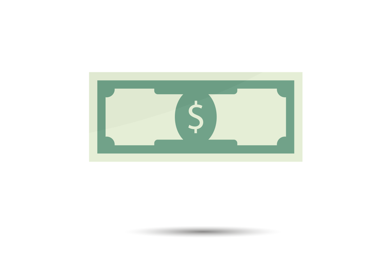 dollar-bills-flat-vector