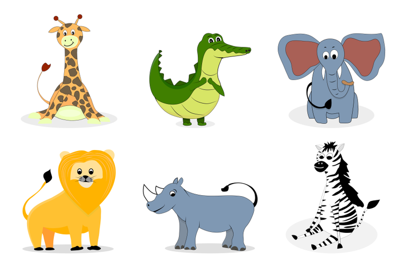 african-animals-vector-cartoon