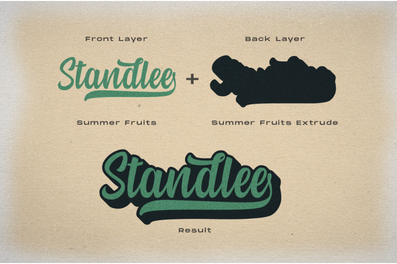 summer-fruits-layered-font