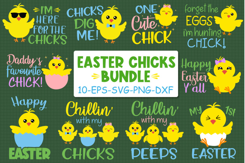 easter-chicks-bundle-svg