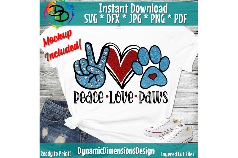 peace-love-paws-svg-paws-dog-svg-dog-treat-svg-dog-decal-dog-stic