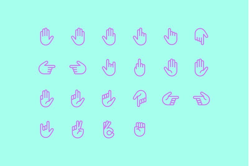 hand-gestures-icon-pack