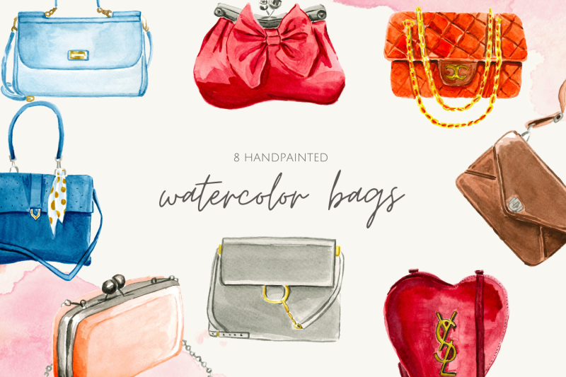 watercolor-bags-illustrations