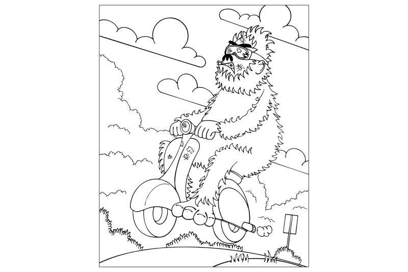 bigfoot-on-a-scooter