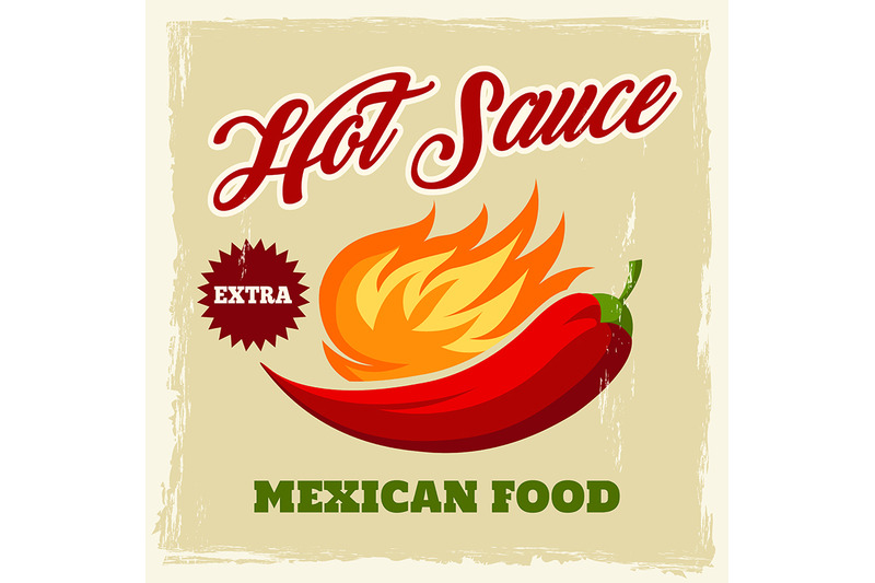 chili-sauce-vintage-poster-or-label-with-chili-pepper-and-hot-flame-d