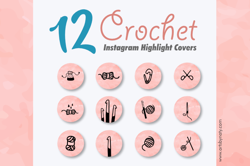 12-crochet-instagram-highlight-covers