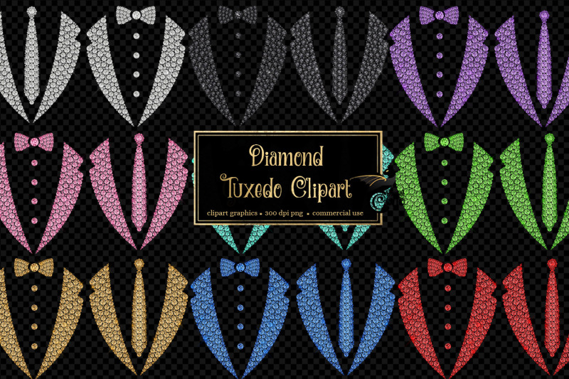 diamond-tuxedo-clipart