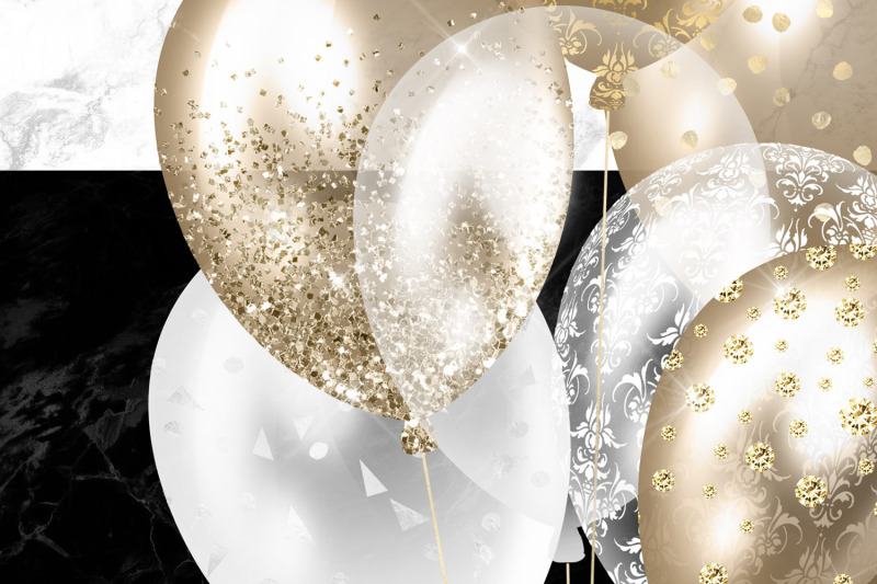 white-and-gold-balloons-clipart