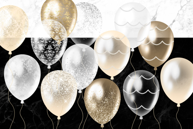 white-and-gold-balloons-clipart