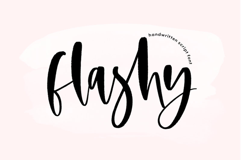 flashy-handwritten-script-font