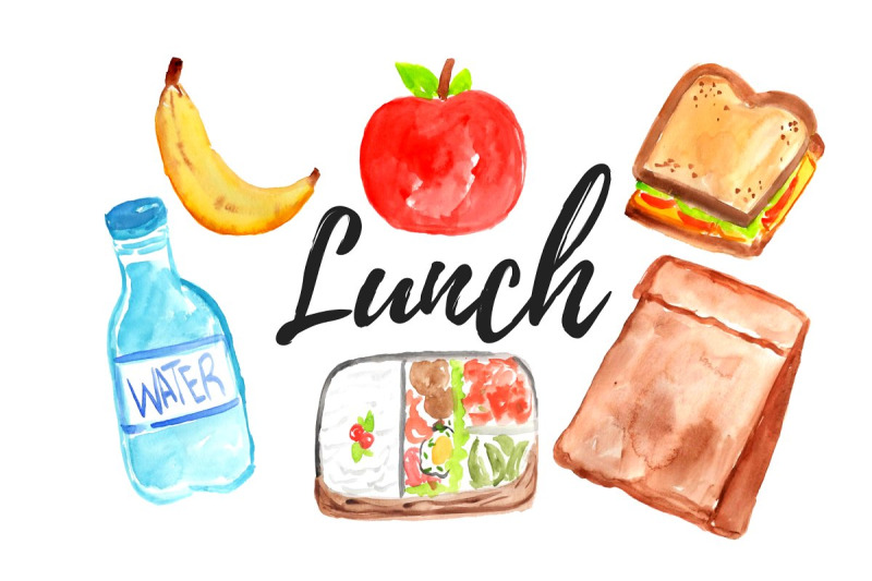 watercolor-lunch-clip-art
