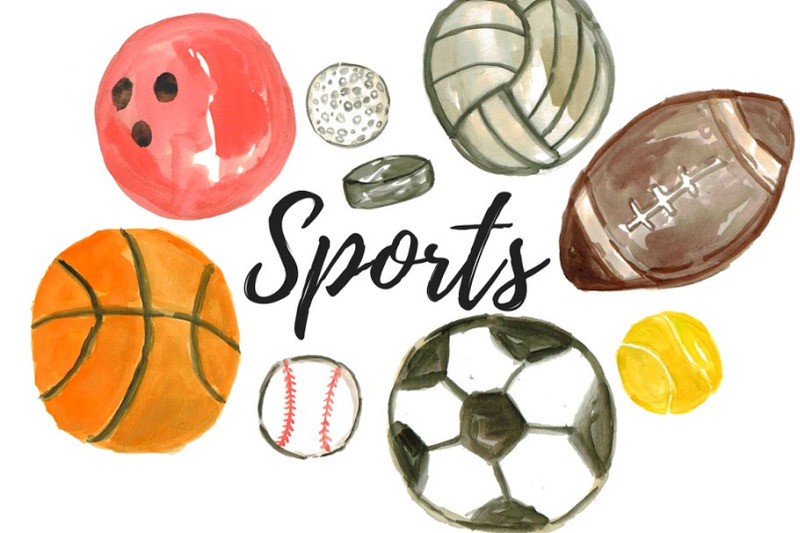 watercolor-sports-ball-clip-art