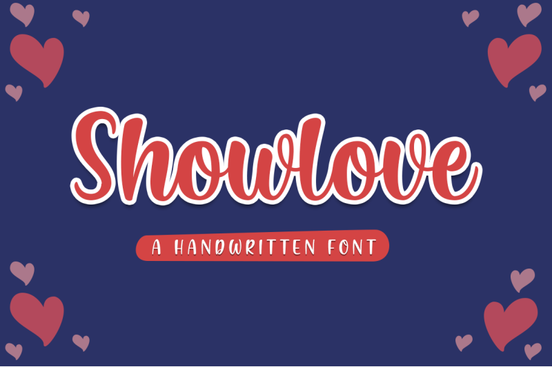 showlove-a-lovely-font