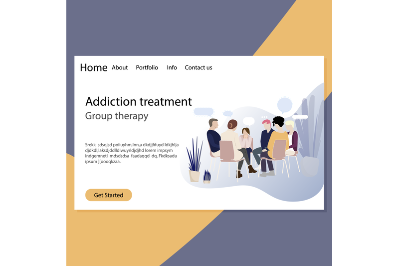 addiction-treatment-group-therapy-landing-page
