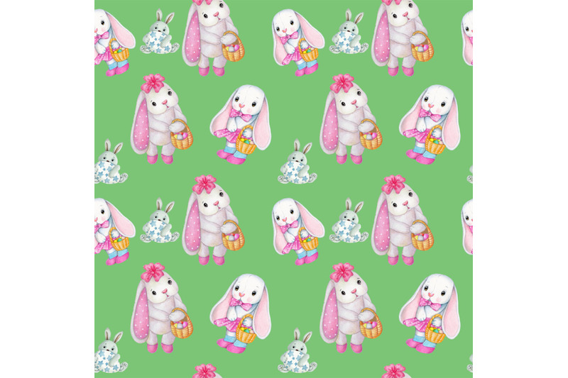 easter-bunnies-seamless-pattern