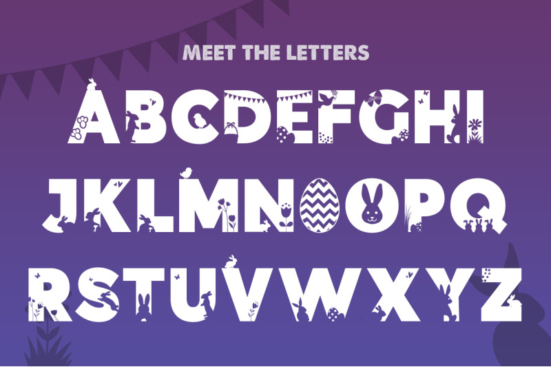 easter-silhouette-font-silhouette-fonts-easter-fonts-bunny-fonts