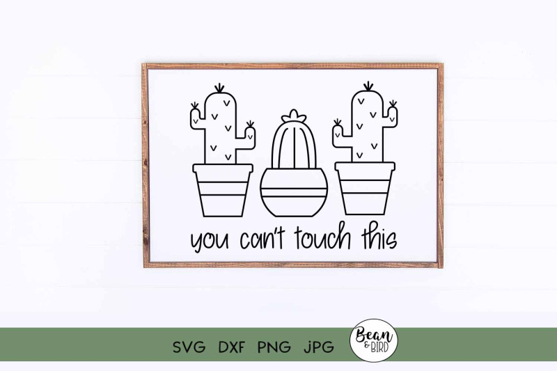 you-can-039-t-touch-this-plant-svg