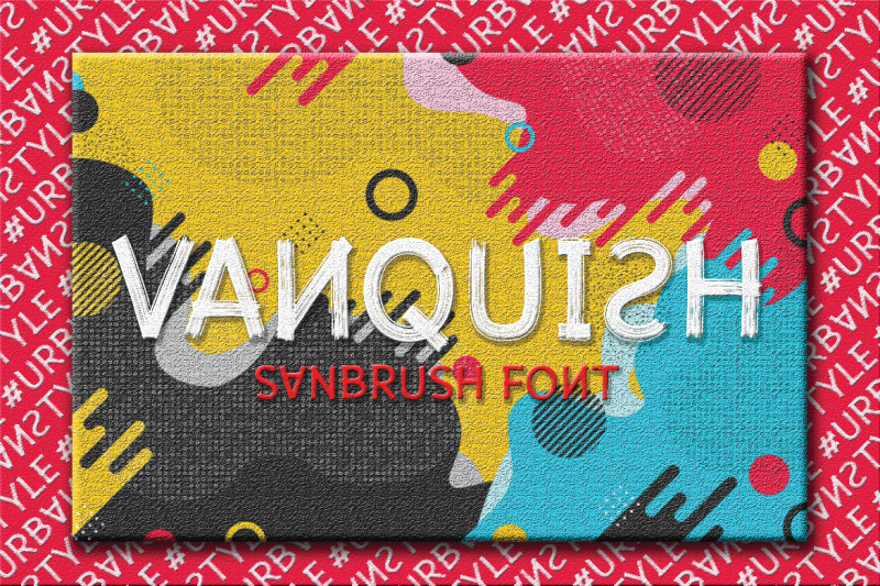 vanquish-sanbrush-font