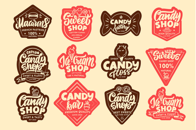 sweet-logos-set
