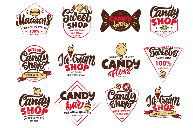 sweet-logos-set