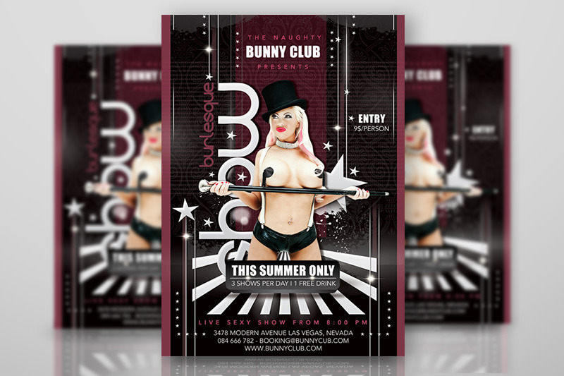 sexy-burlesque-show-in-club-flyer