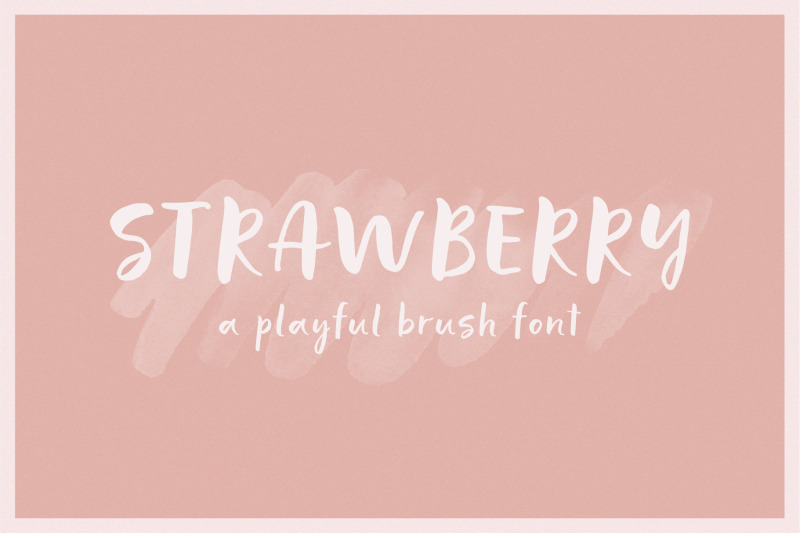 strawberry-a-playful-script